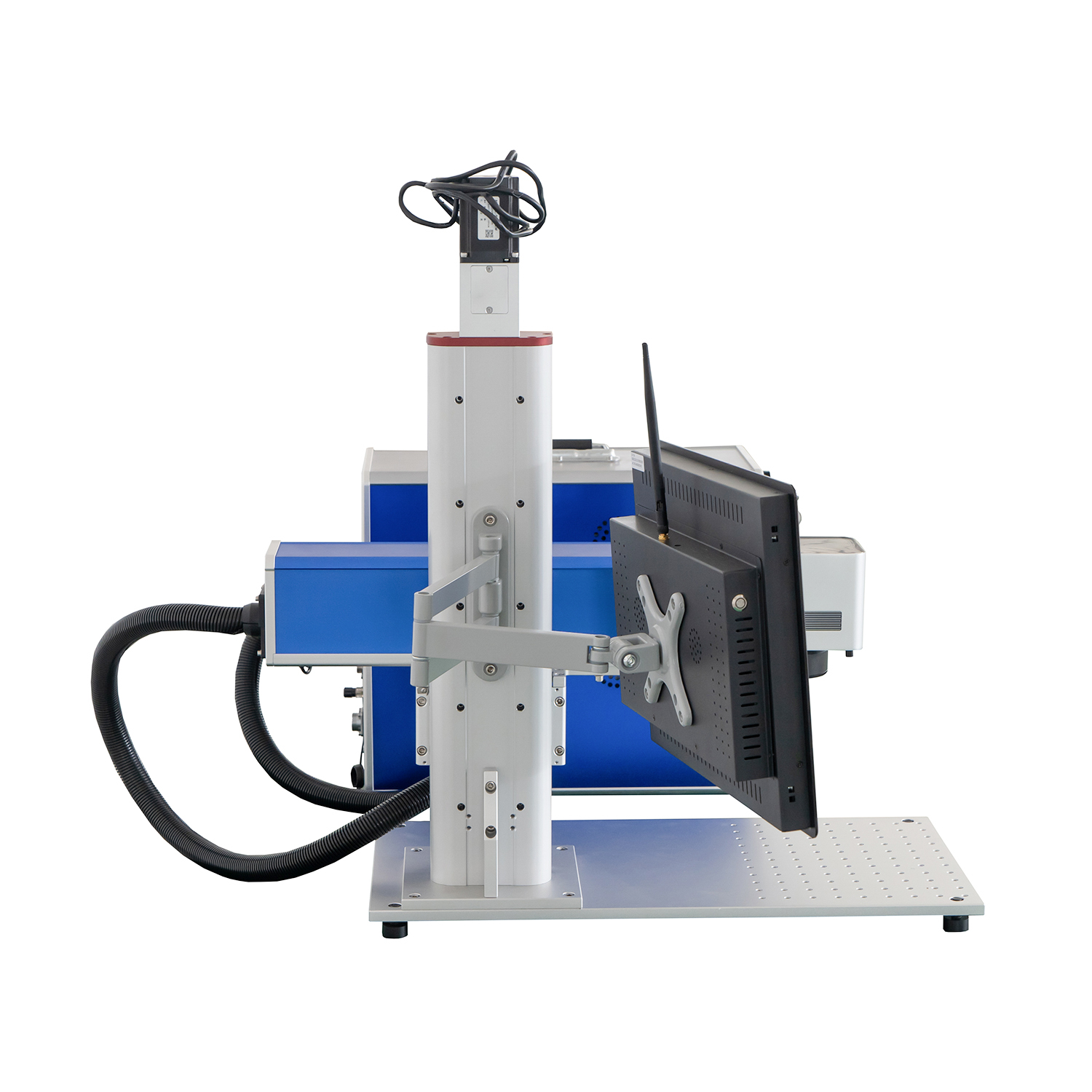 Ordinateur à écran tactile IPG JPT RAYCUS MAX CNC Machine de gravure de marqueur laser à fibre pour métal plastique