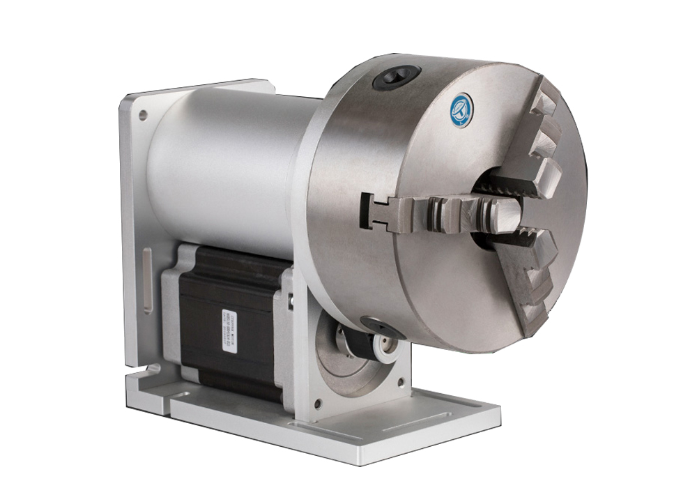 80mm 100mm 125mm 160mm 200mm Fixation Rotative pour Machine de Marquage Laser CO2 à Fibre