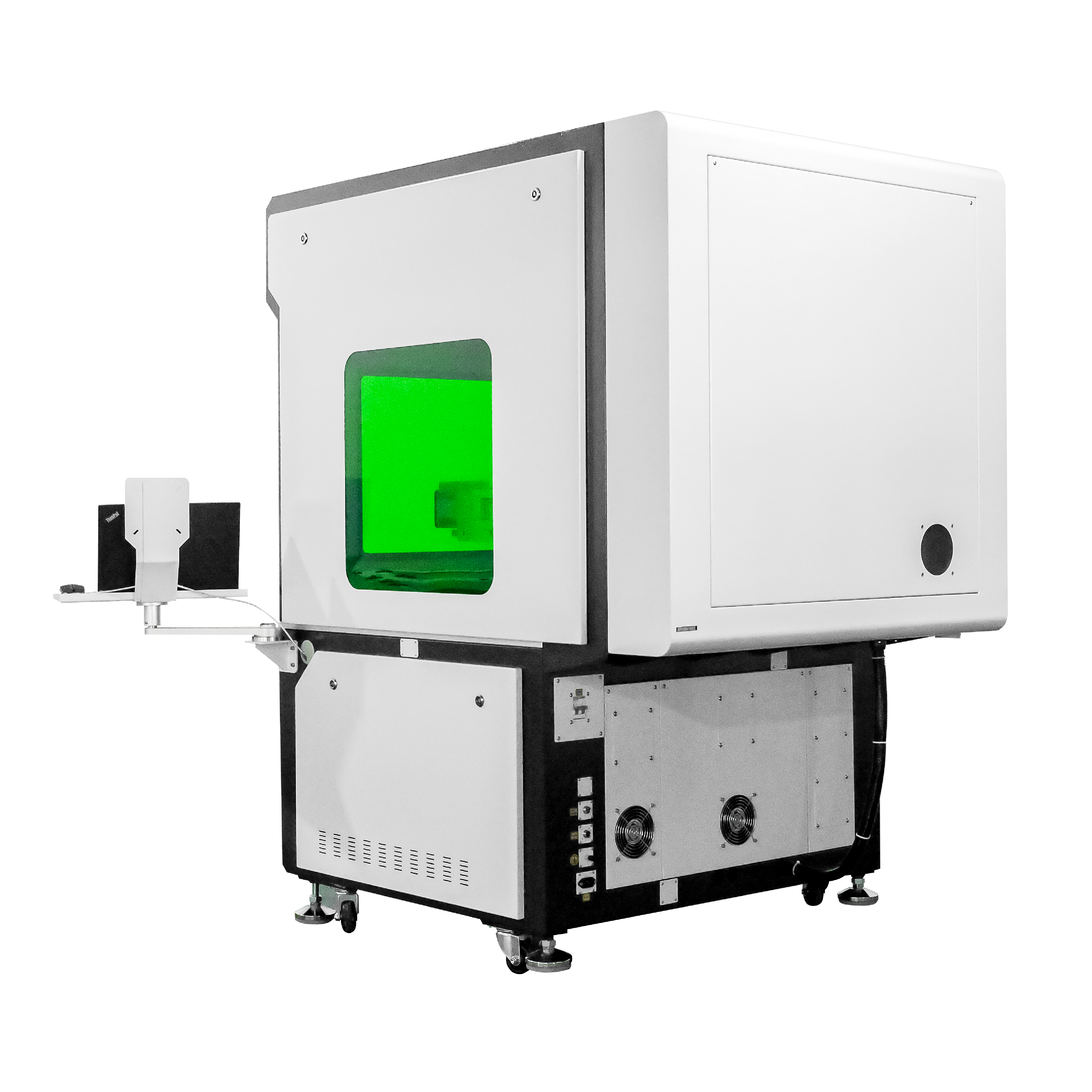 Machine d'inscription de laser de Mopa de fibre de 800*800mm 1000*100mm pour graver le marquage d'épissure de grande surface/laser