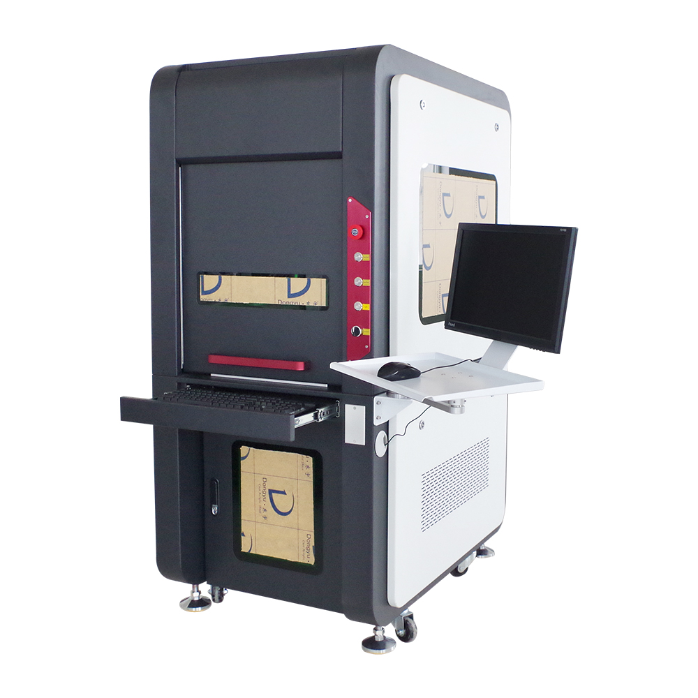 Machine de marquage laser à fibre 20W 30W JPT MOPA pour l'impression couleur sur métal, acier inoxydable, aluminium